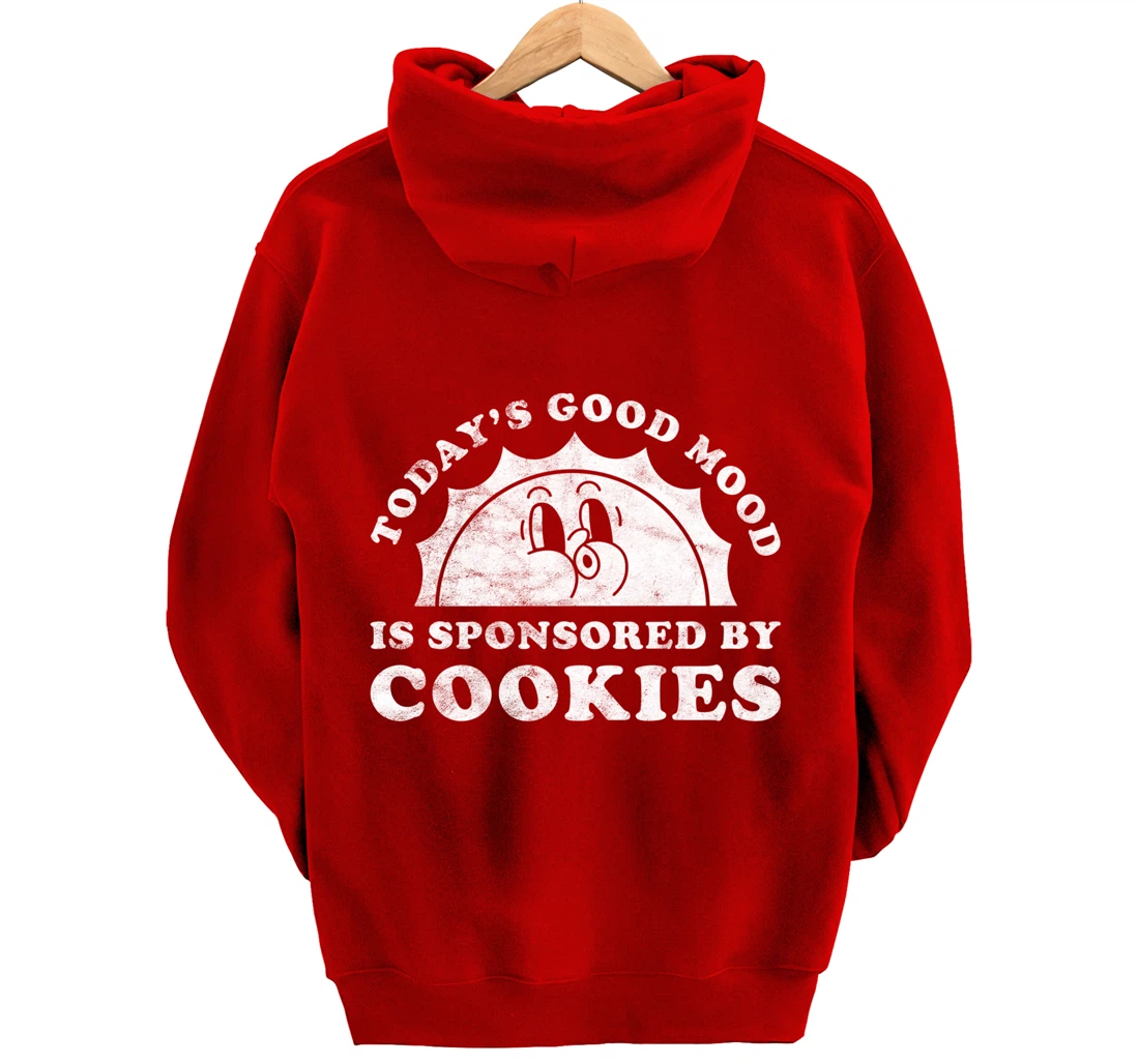Funny Cute Retro Vintage Cookies or Cookie Pullover Hoodie