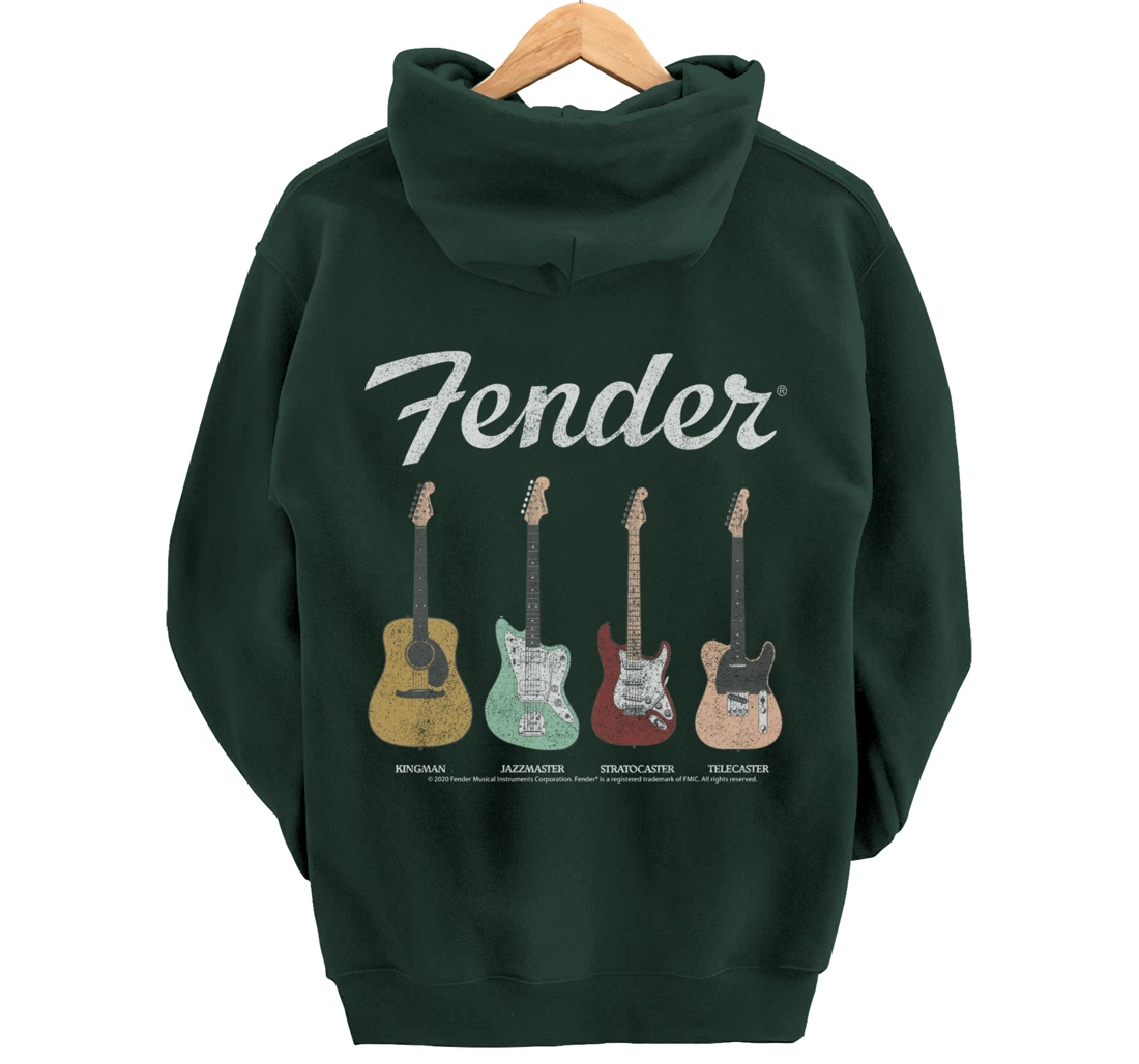 Fender Vintage Guitar Lineup Pullover Hoodie