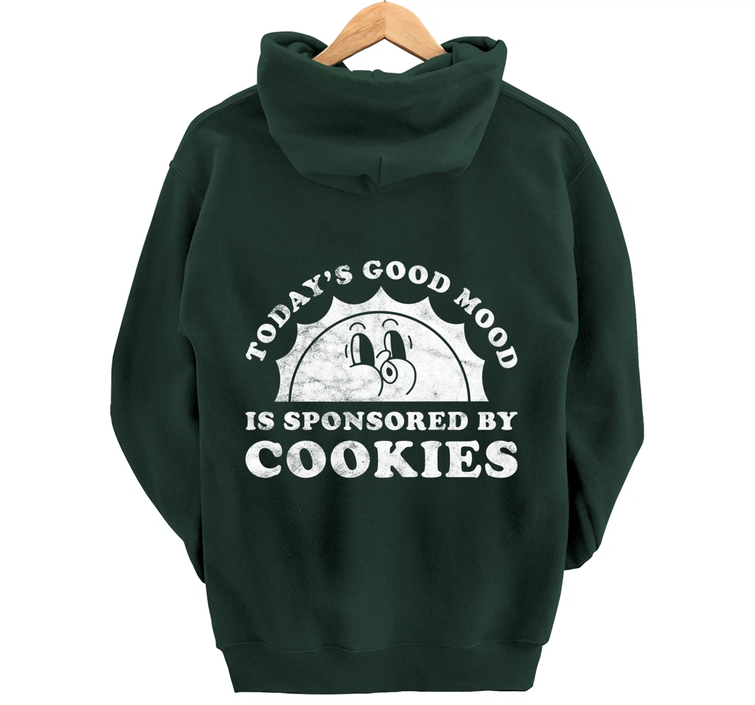 Funny Cute Retro Vintage Cookies or Cookie Pullover Hoodie