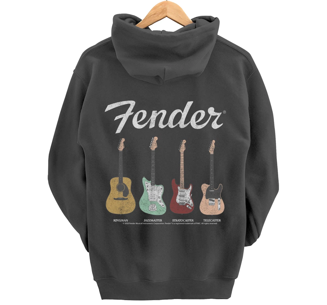 Fender Vintage Guitar Lineup Pullover Hoodie