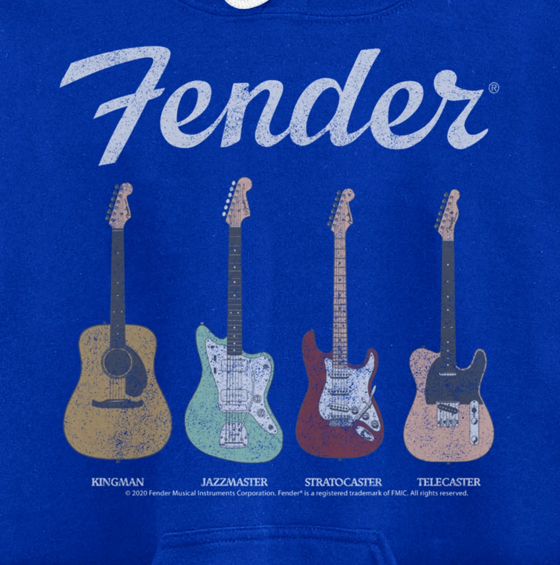 Fender Vintage Guitar Lineup Pullover Hoodie