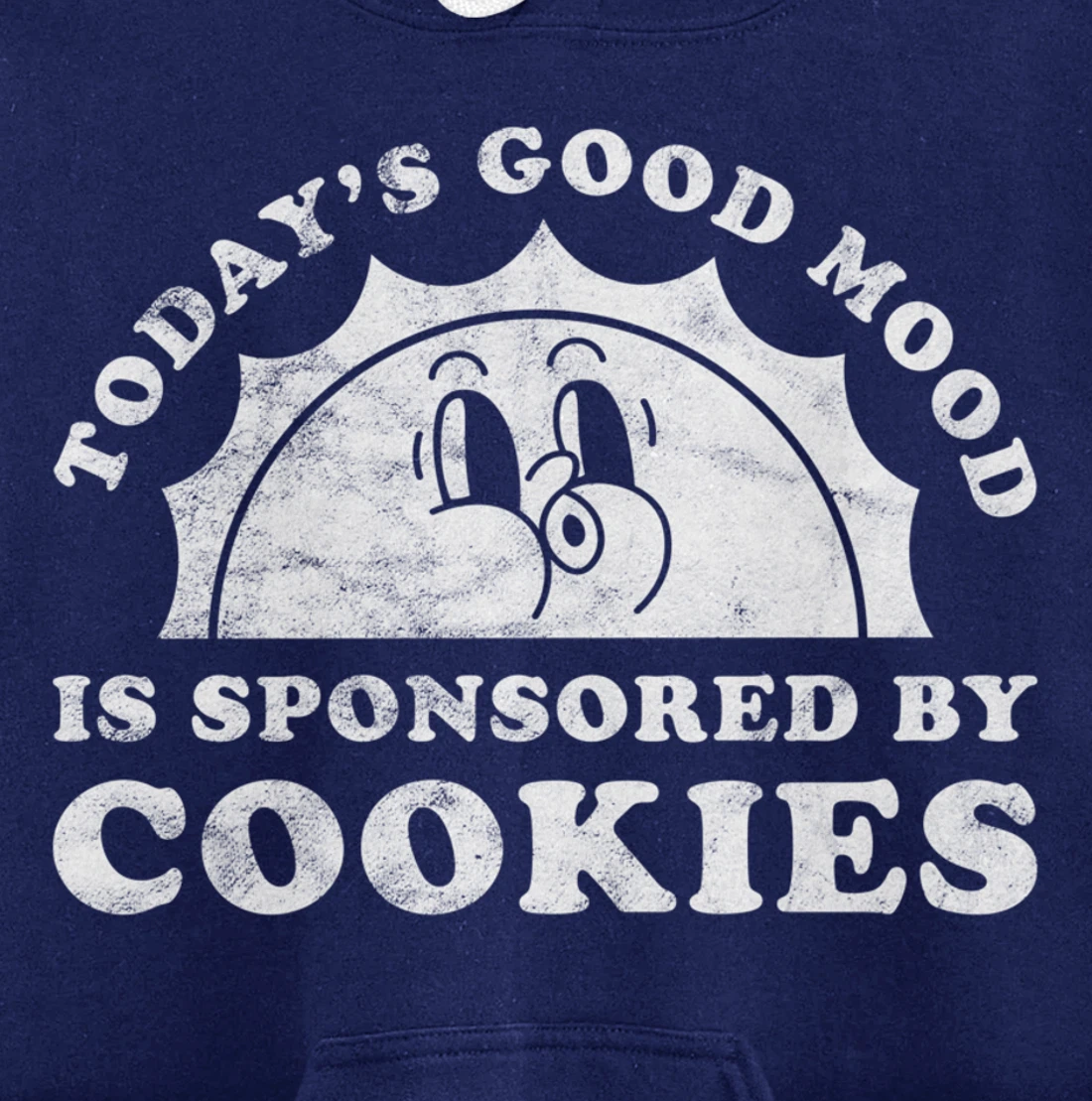 Funny Cute Retro Vintage Cookies or Cookie Pullover Hoodie