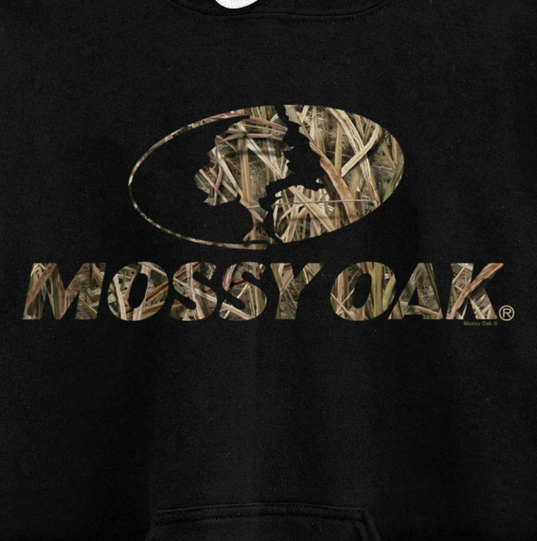 Mossy Oak Nature Camouflage Classic Outdoors Logo V2 Pullover Hoodie