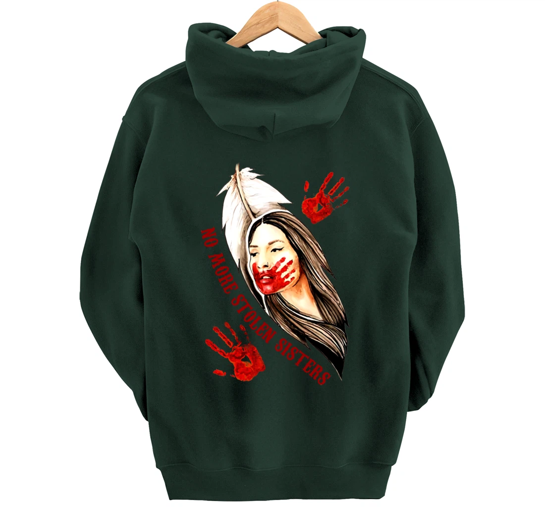 No More Stolen Sisters MMIW Indigenous Pullover Hoodie