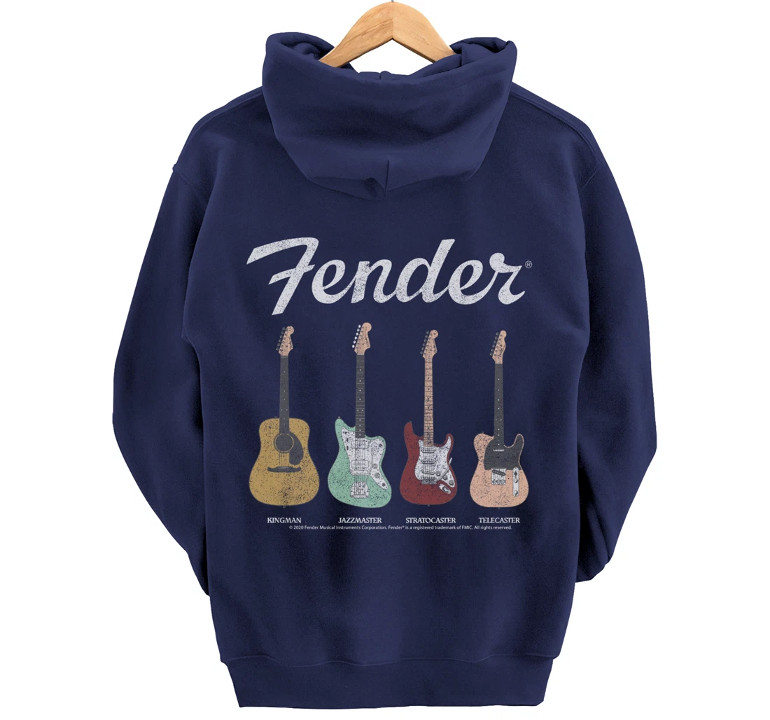 Fender Vintage Guitar Lineup Pullover Hoodie