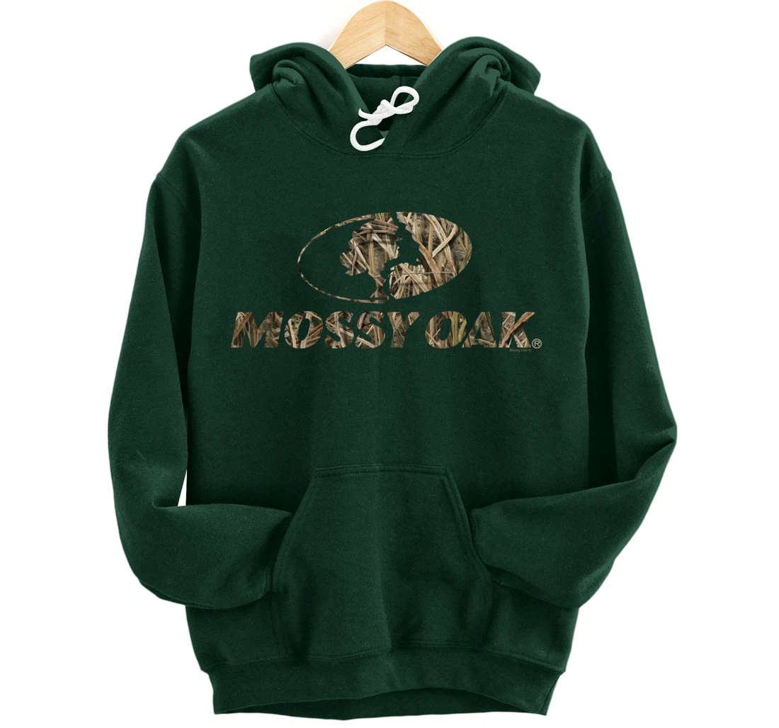 Mossy Oak Nature Camouflage Classic Outdoors Logo V2 Pullover Hoodie