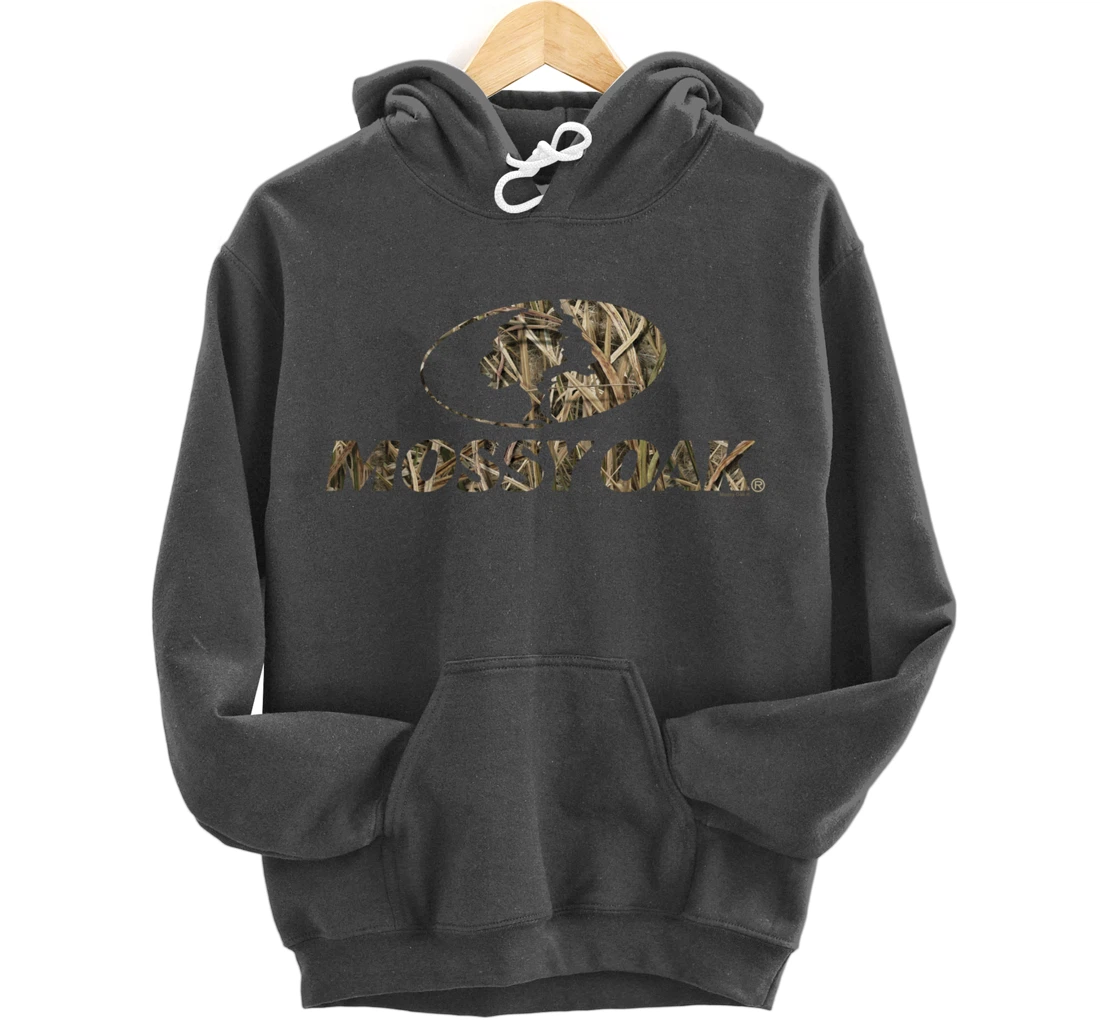 Mossy Oak Nature Camouflage Classic Outdoors Logo V2 Pullover Hoodie