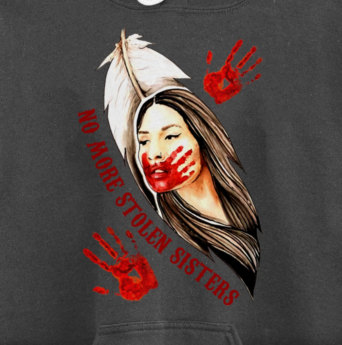 No More Stolen Sisters MMIW Indigenous Pullover Hoodie