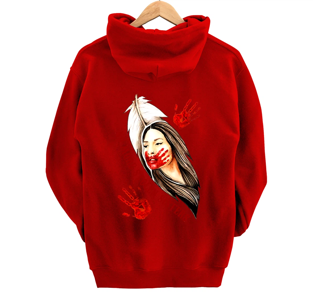 No More Stolen Sisters MMIW Indigenous Pullover Hoodie