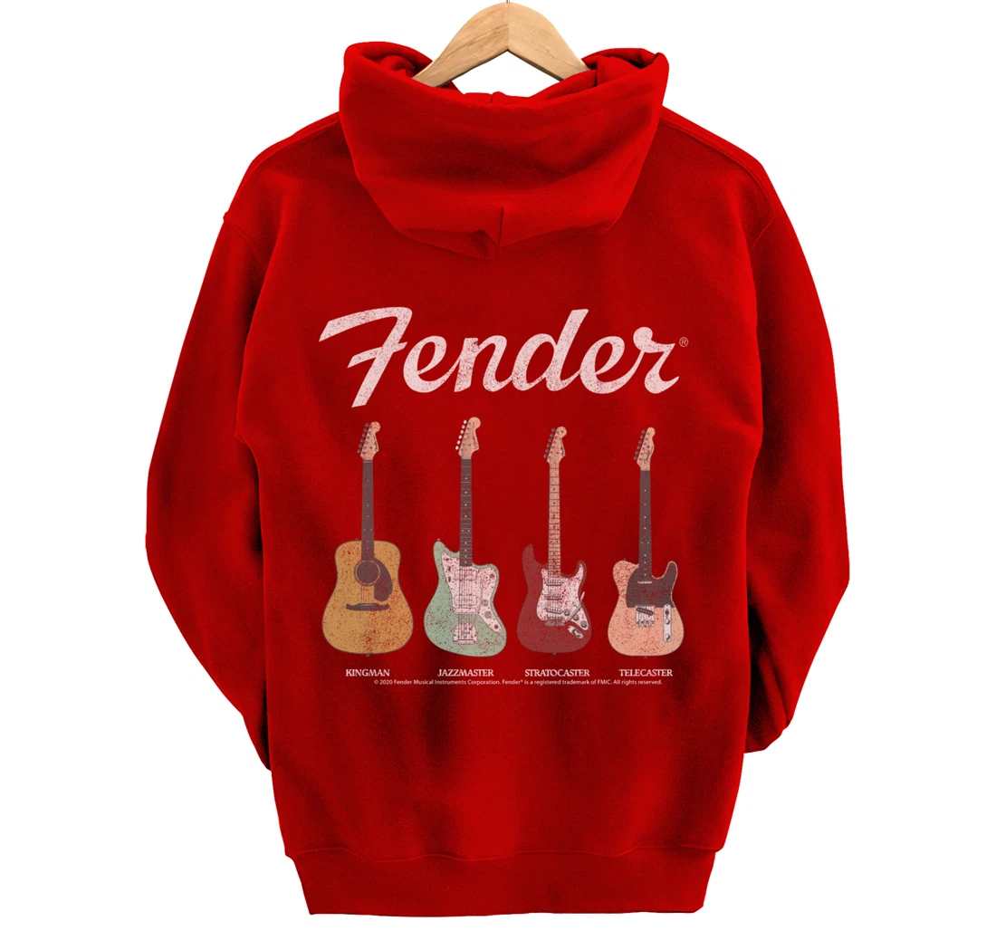 Fender Vintage Guitar Lineup Pullover Hoodie