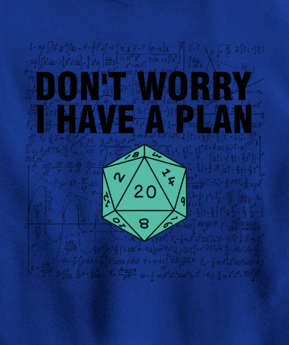 Don't Worry I Have A Plan Funny Dungeon Chaotic Dragon Pullover Hoodie