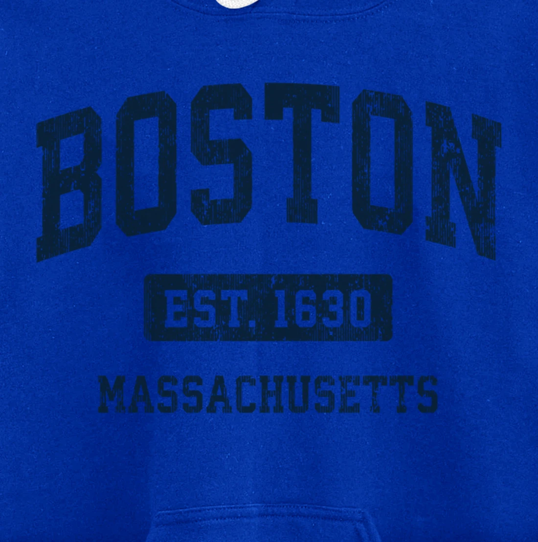 Boston Massachusetts MA Vintage Athletic Sports Design Pullover Hoodie