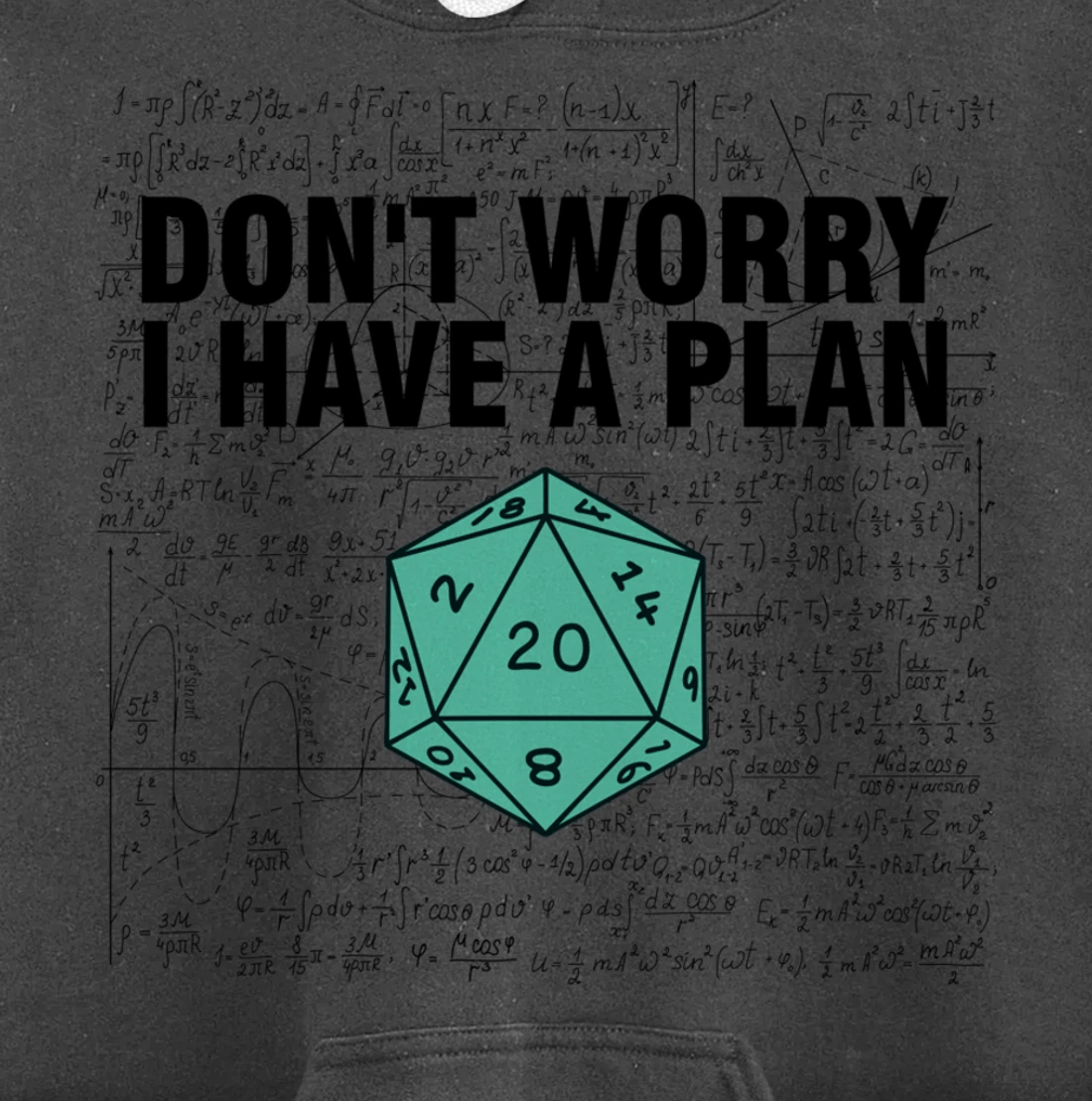 Don't Worry I Have A Plan Funny Dungeon Chaotic Dragon Pullover Hoodie