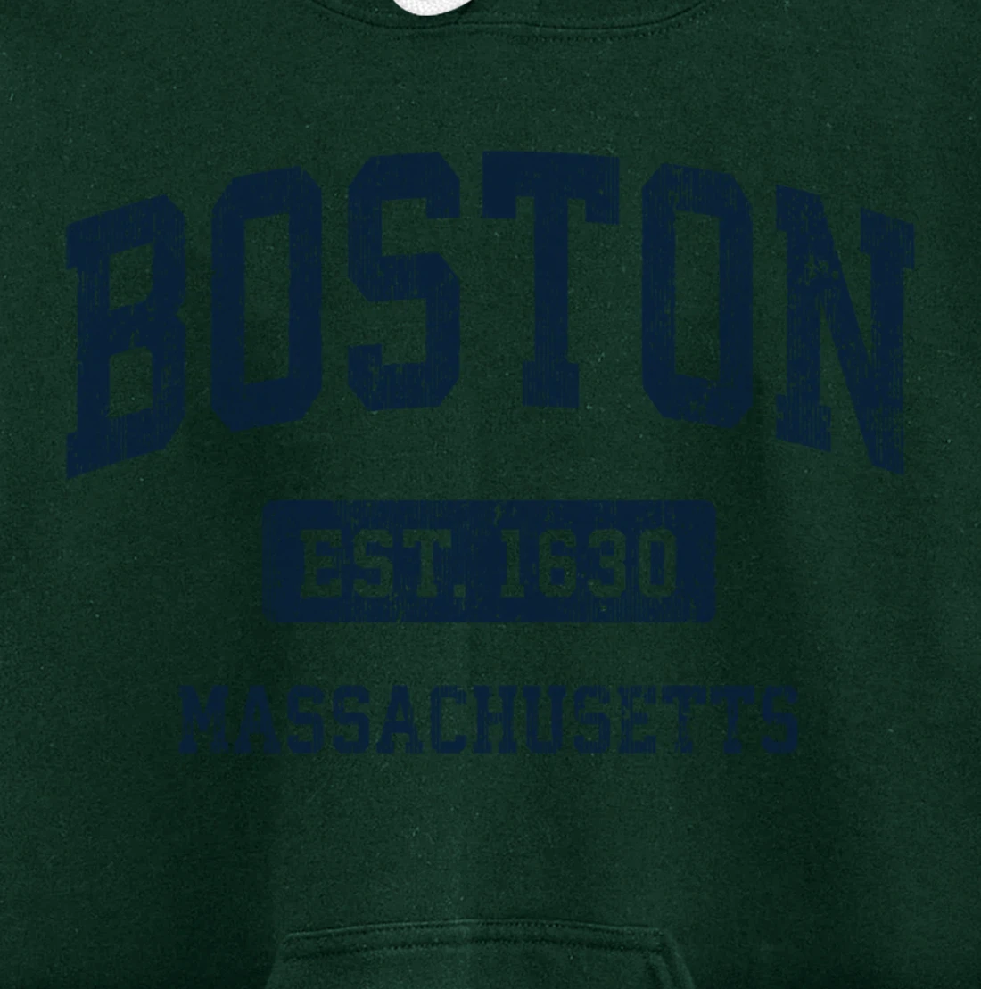Boston Massachusetts MA Vintage Athletic Sports Design Pullover Hoodie