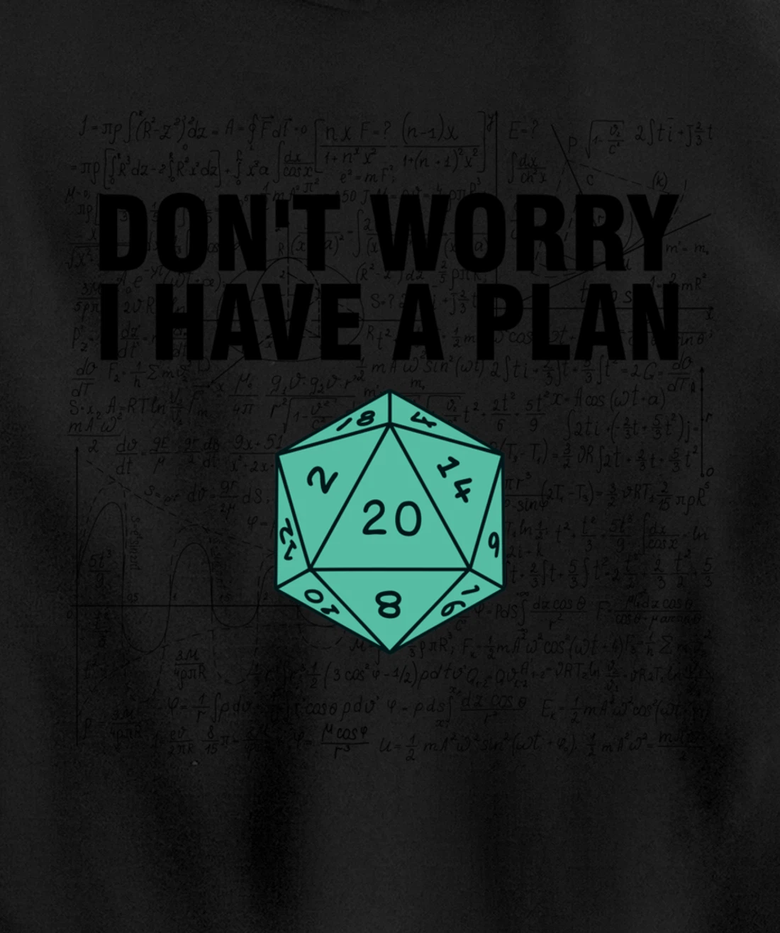 Don't Worry I Have A Plan Funny Dungeon Chaotic Dragon Pullover Hoodie