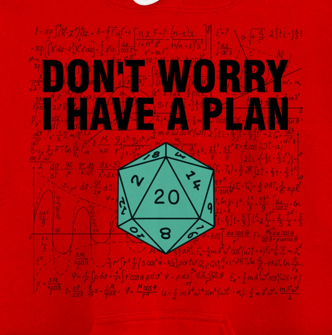 Don't Worry I Have A Plan Funny Dungeon Chaotic Dragon Pullover Hoodie