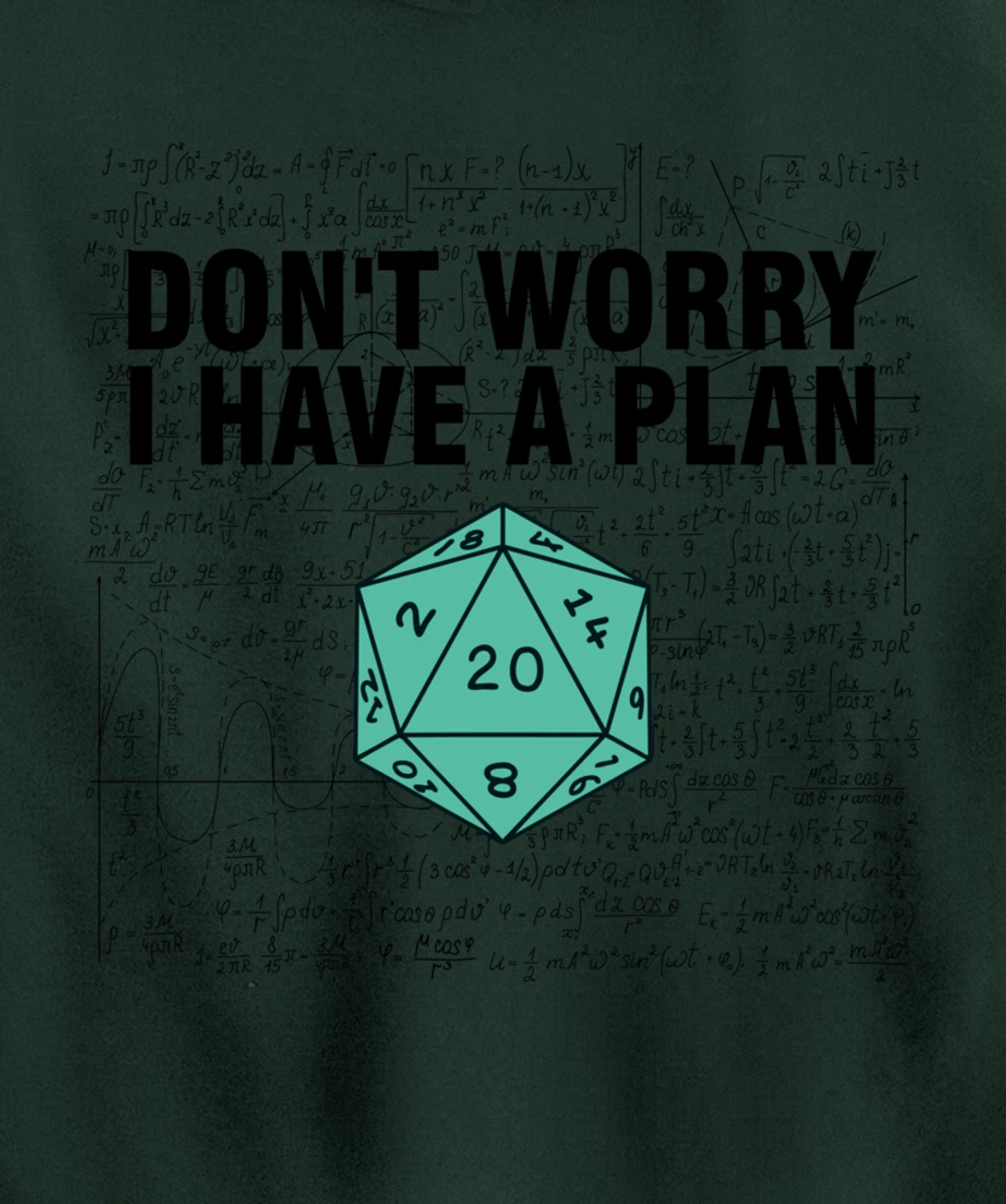 Don't Worry I Have A Plan Funny Dungeon Chaotic Dragon Pullover Hoodie