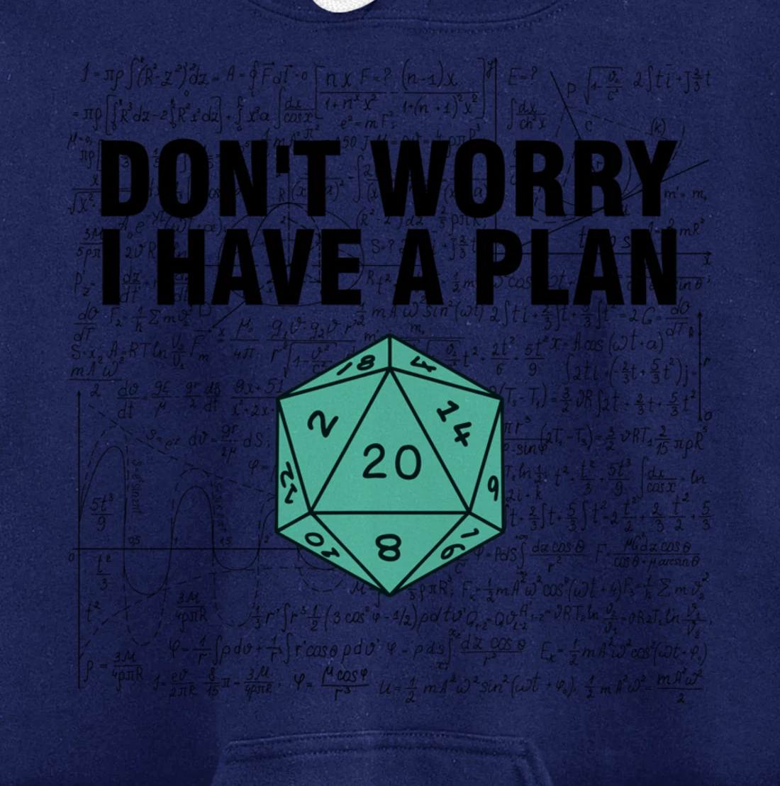 Don't Worry I Have A Plan Funny Dungeon Chaotic Dragon Pullover Hoodie