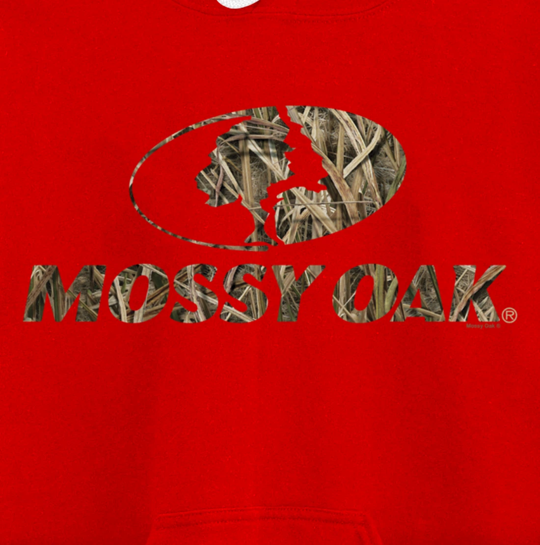 Mossy Oak Nature Camouflage Classic Outdoors Logo V2 Pullover Hoodie