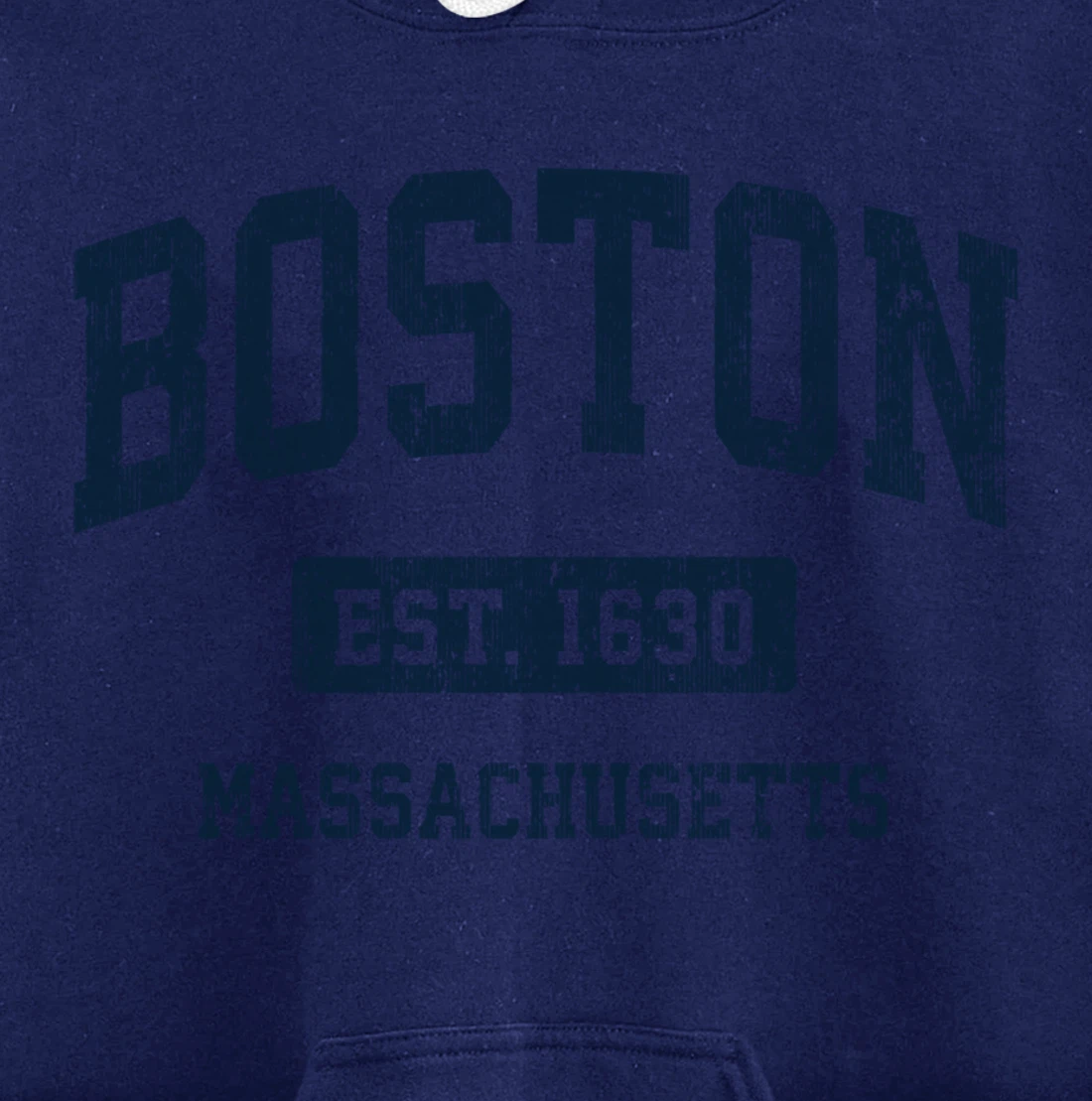 Boston Massachusetts MA Vintage Athletic Sports Design Pullover Hoodie