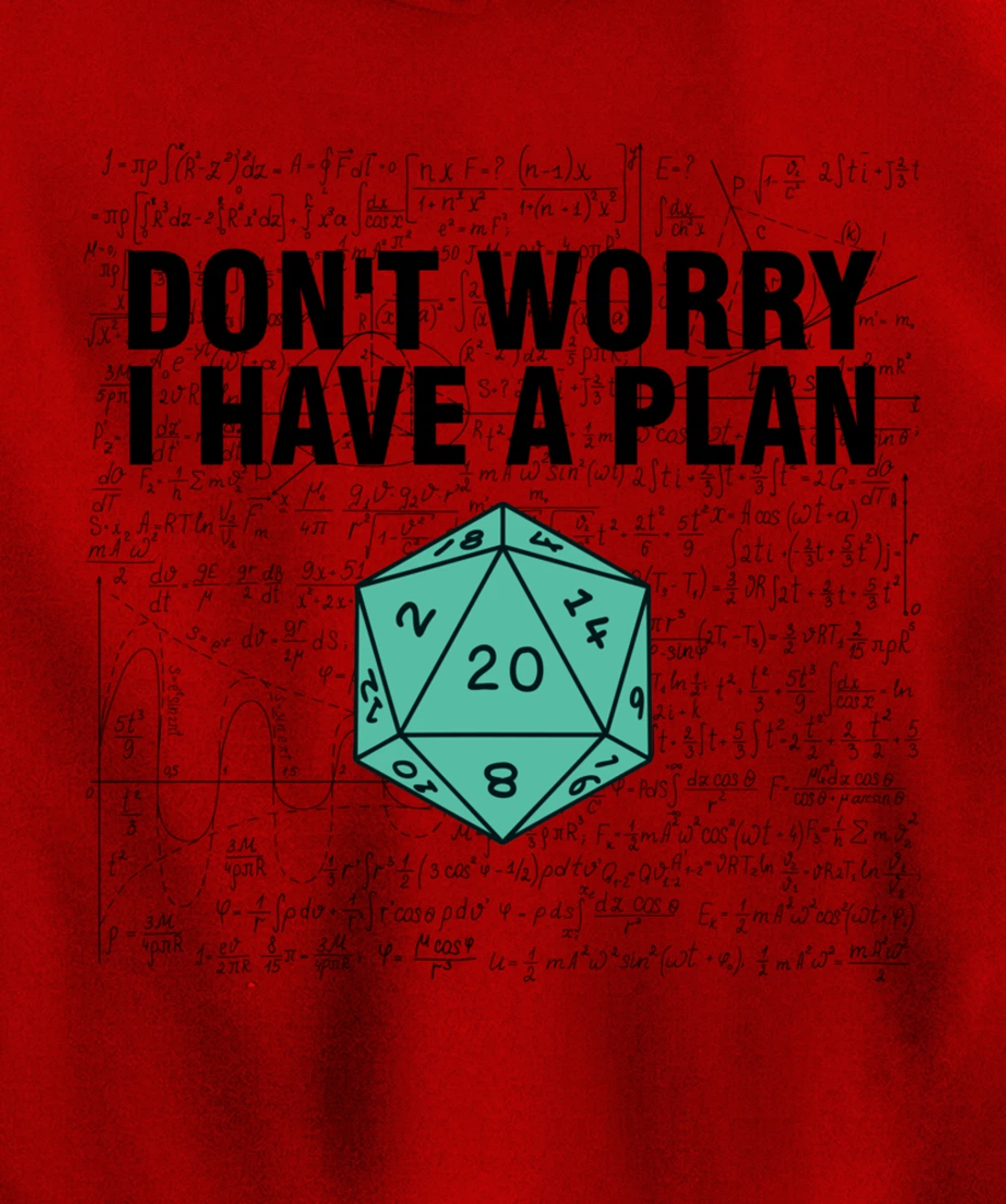 Don't Worry I Have A Plan Funny Dungeon Chaotic Dragon Pullover Hoodie