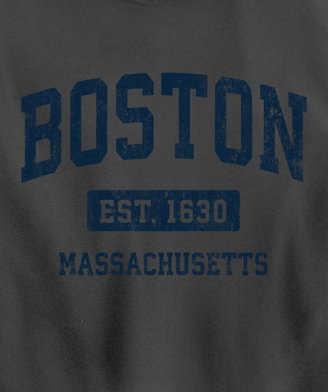 Boston Massachusetts MA Vintage Athletic Sports Design Pullover Hoodie