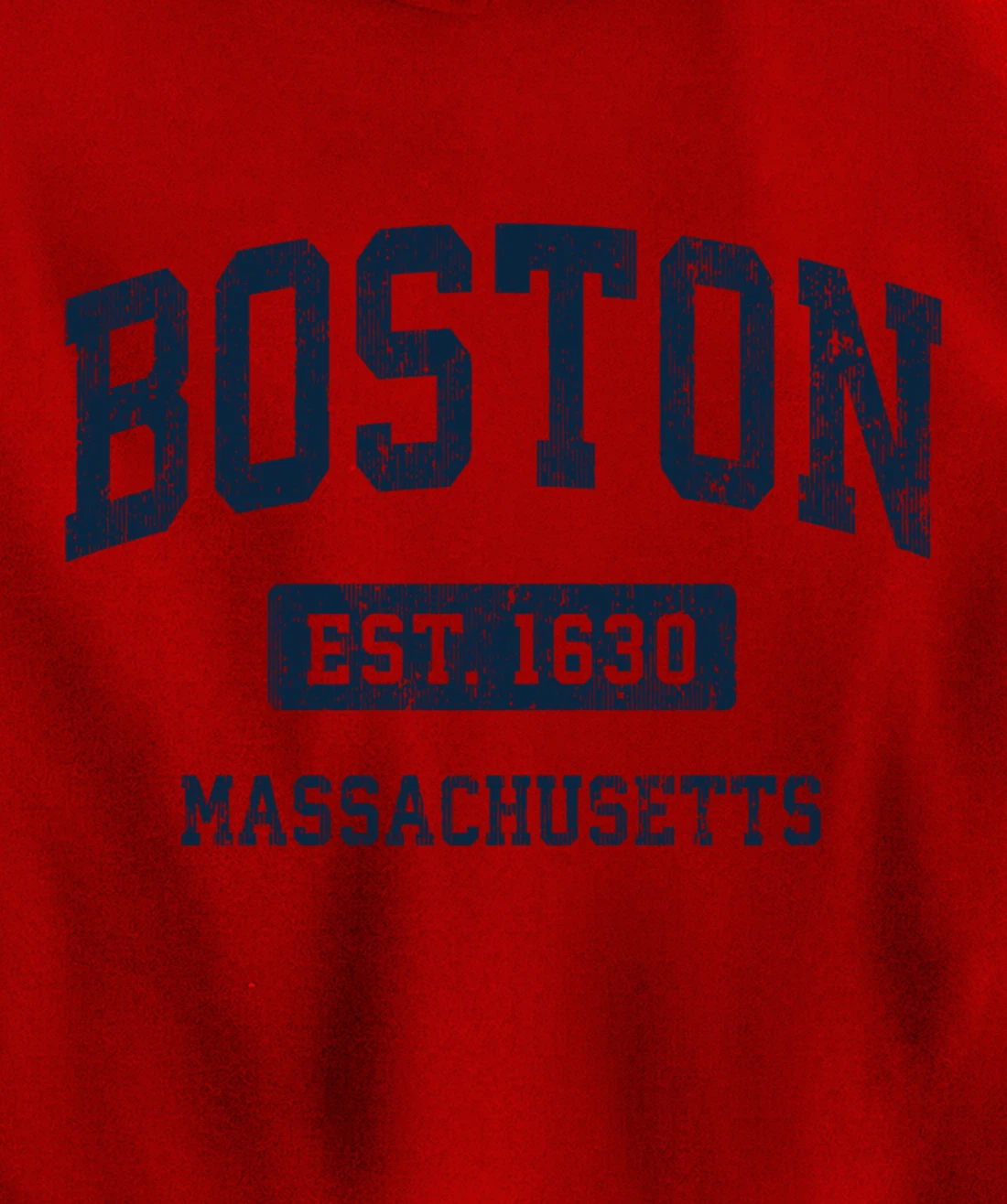 Boston Massachusetts MA Vintage Athletic Sports Design Pullover Hoodie