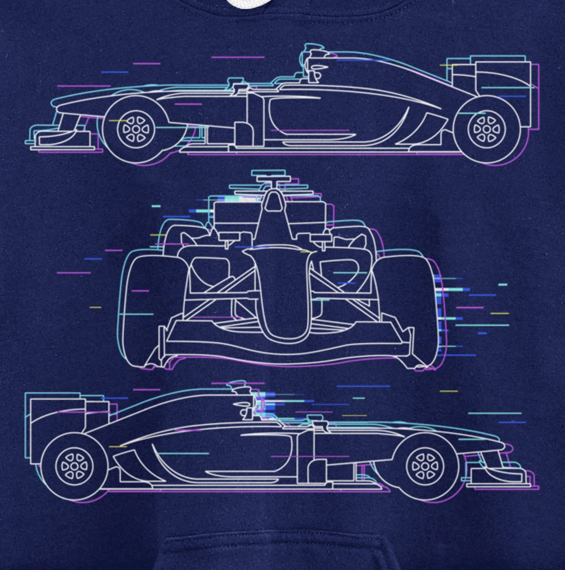 Formula Racing Fan design, Great Gift for Speed Freaks Pullover Hoodie