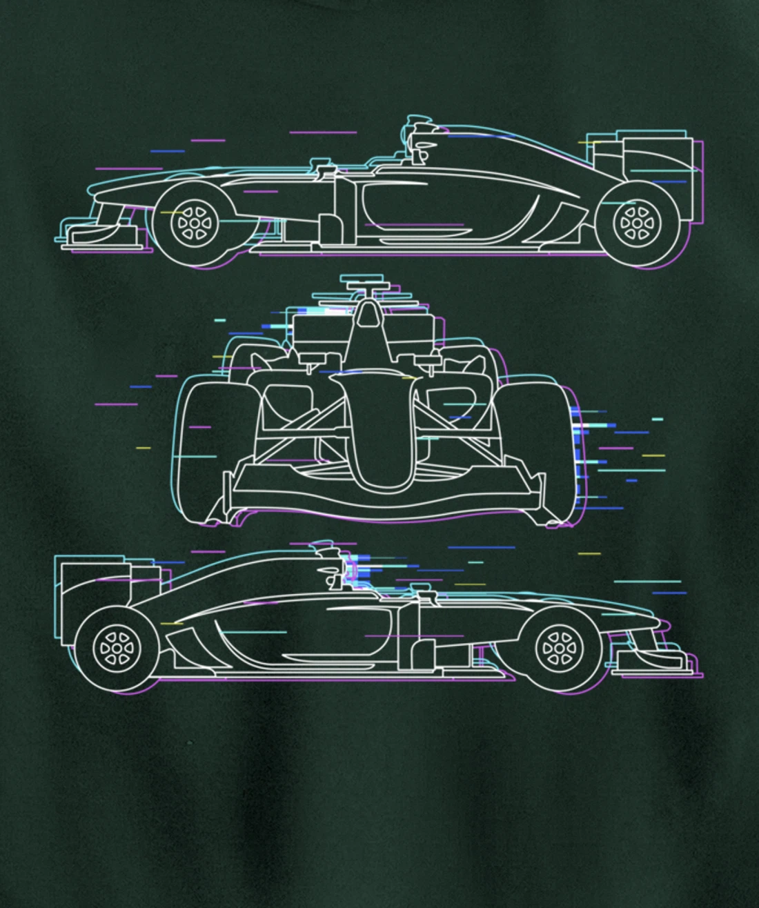 Formula Racing Fan design, Great Gift for Speed Freaks Pullover Hoodie