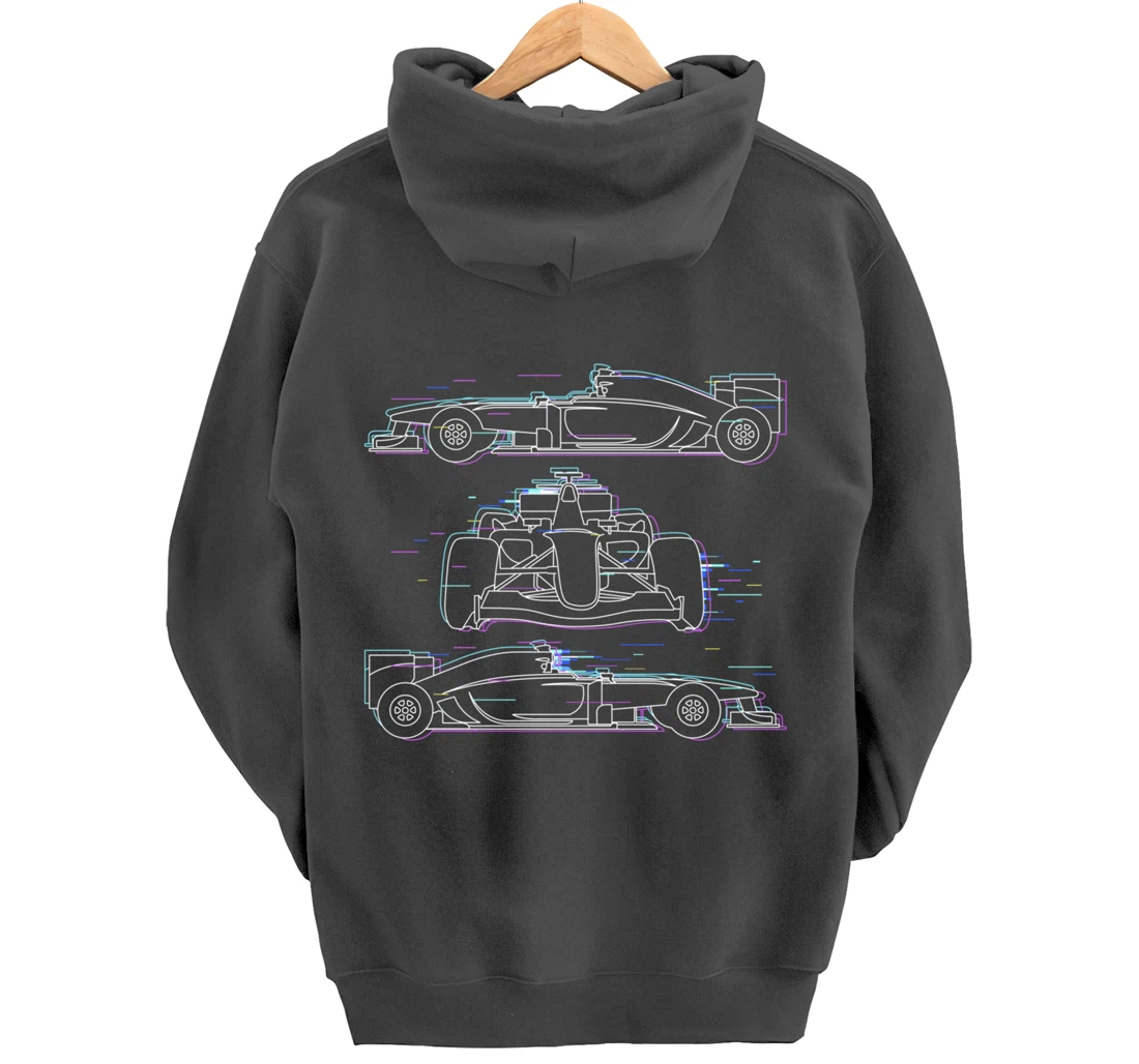 Formula Racing Fan design, Great Gift for Speed Freaks Pullover Hoodie