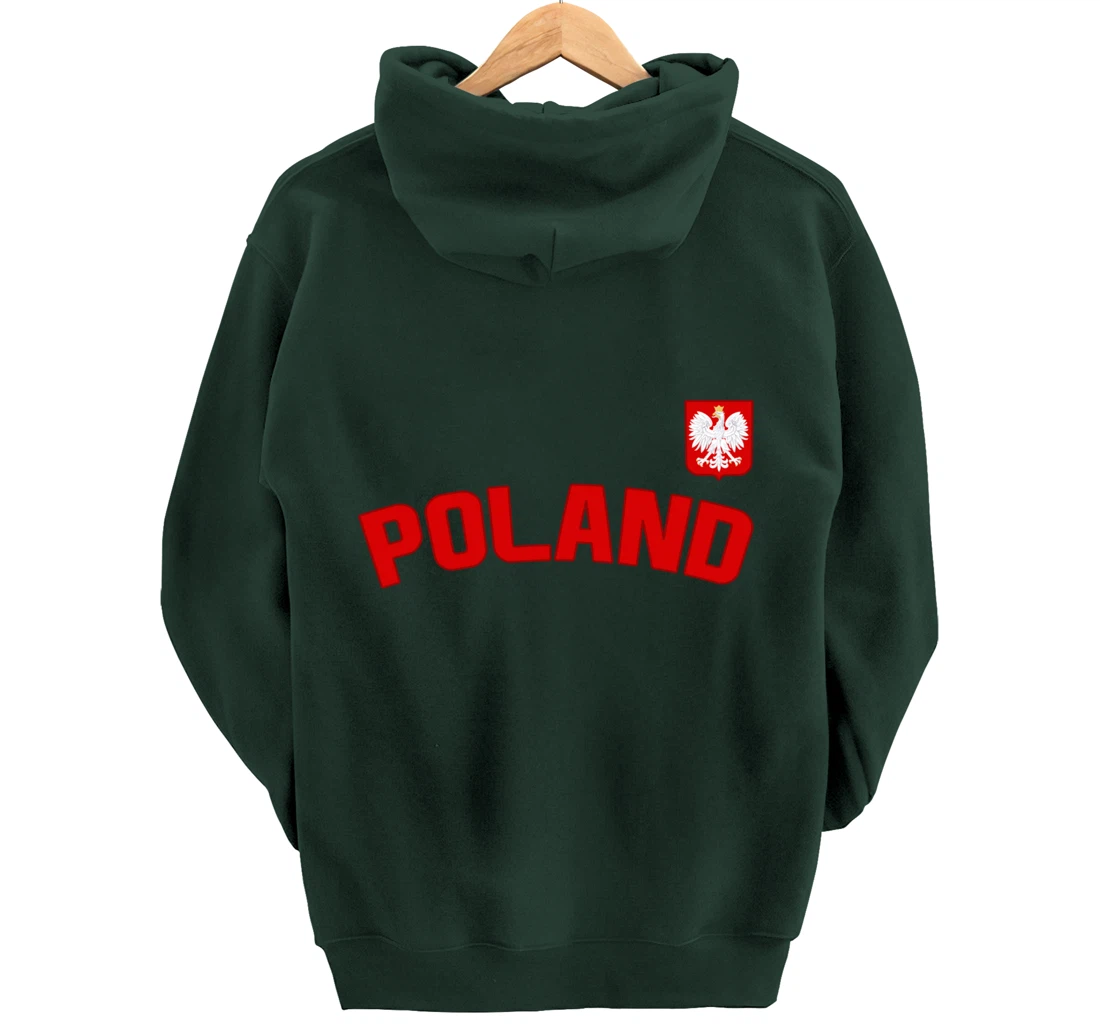 Poland Flag Polish Pride Polska International Country Pullover Hoodie