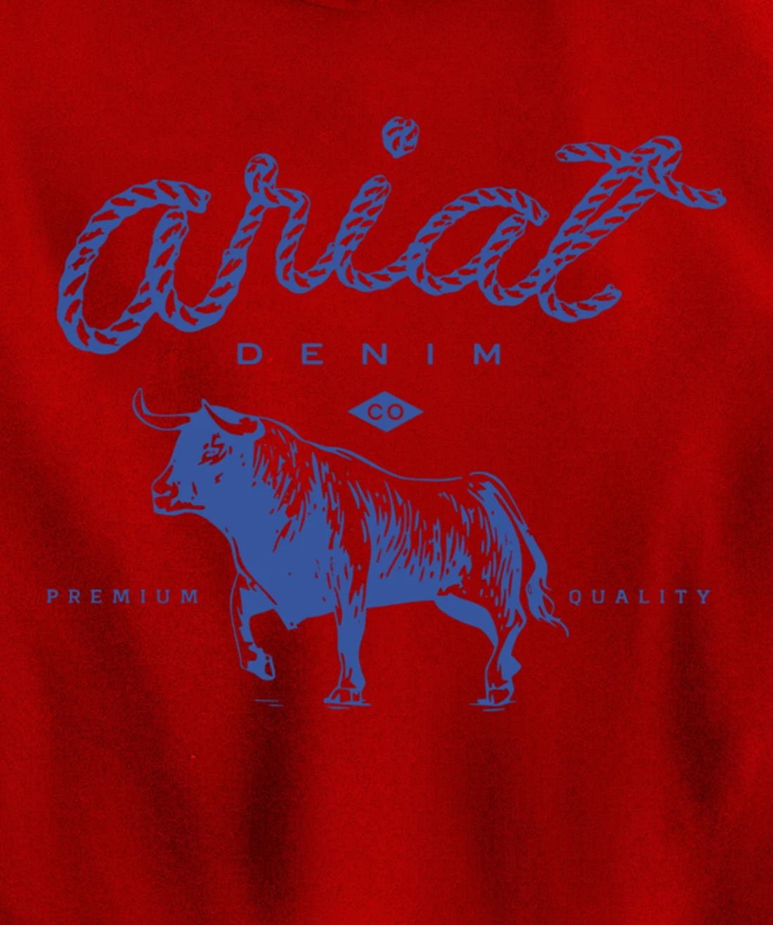 Ariat Denim Bull Premium Quality, Premium Quality Western Pullover Hoodie