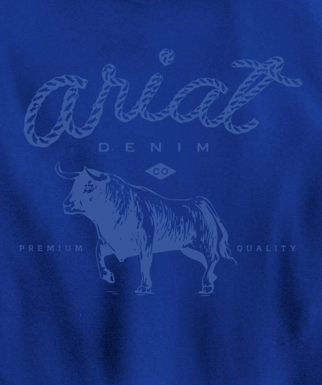 Ariat Denim Bull Premium Quality, Premium Quality Western Pullover Hoodie