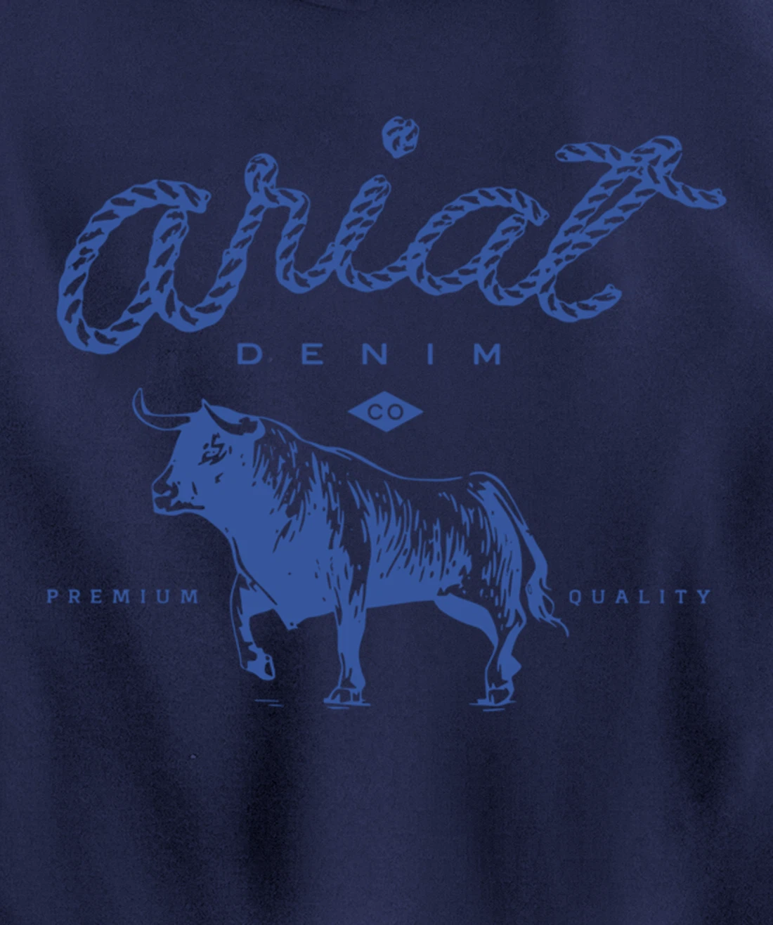 Ariat Denim Bull Premium Quality, Premium Quality Western Pullover Hoodie