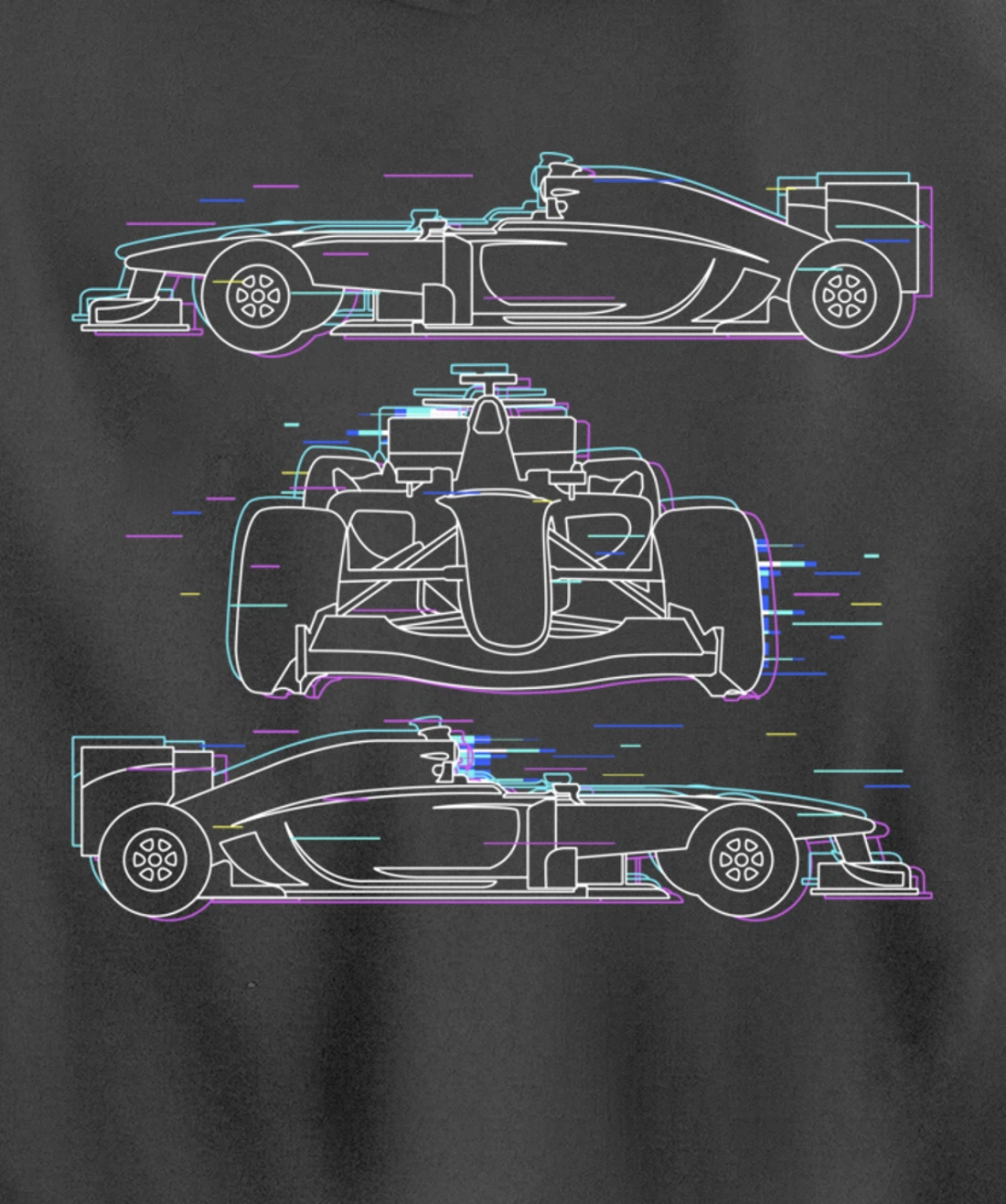Formula Racing Fan design, Great Gift for Speed Freaks Pullover Hoodie