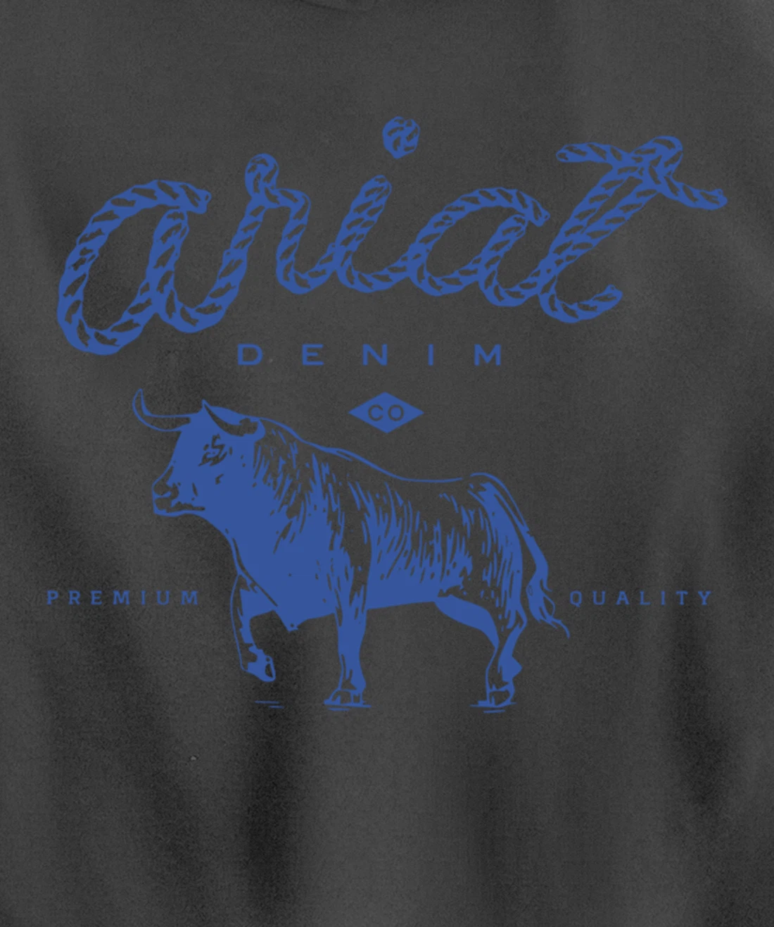 Ariat Denim Bull Premium Quality, Premium Quality Western Pullover Hoodie