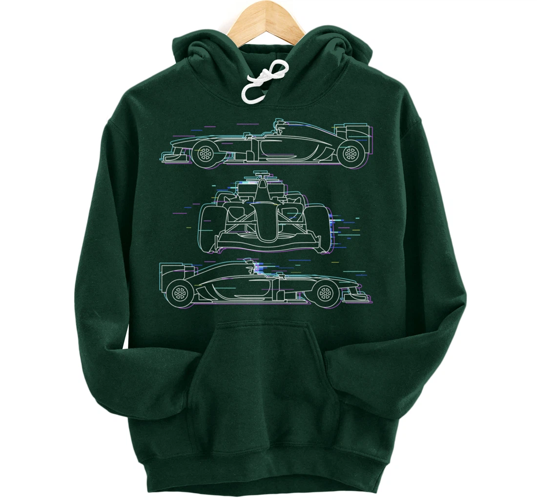 Formula Racing Fan design, Great Gift for Speed Freaks Pullover Hoodie