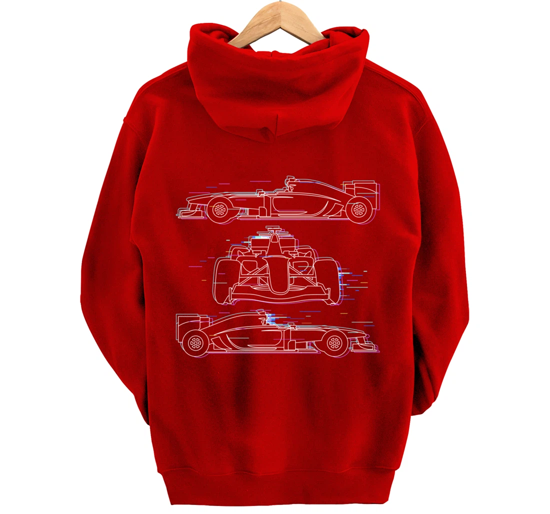 Formula Racing Fan design, Great Gift for Speed Freaks Pullover Hoodie