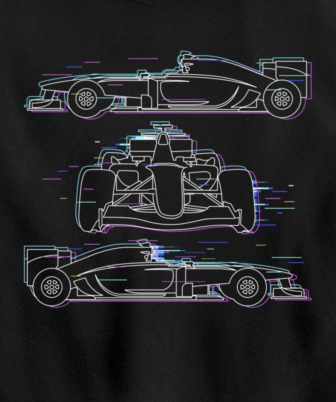 Formula Racing Fan design, Great Gift for Speed Freaks Pullover Hoodie