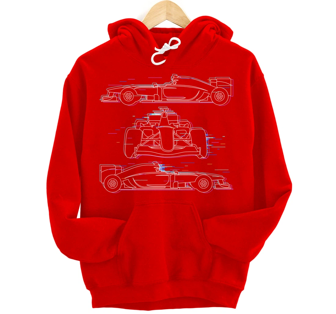 Formula Racing Fan design, Great Gift for Speed Freaks Pullover Hoodie