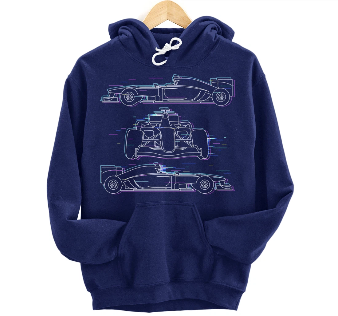 Formula Racing Fan design, Great Gift for Speed Freaks Pullover Hoodie