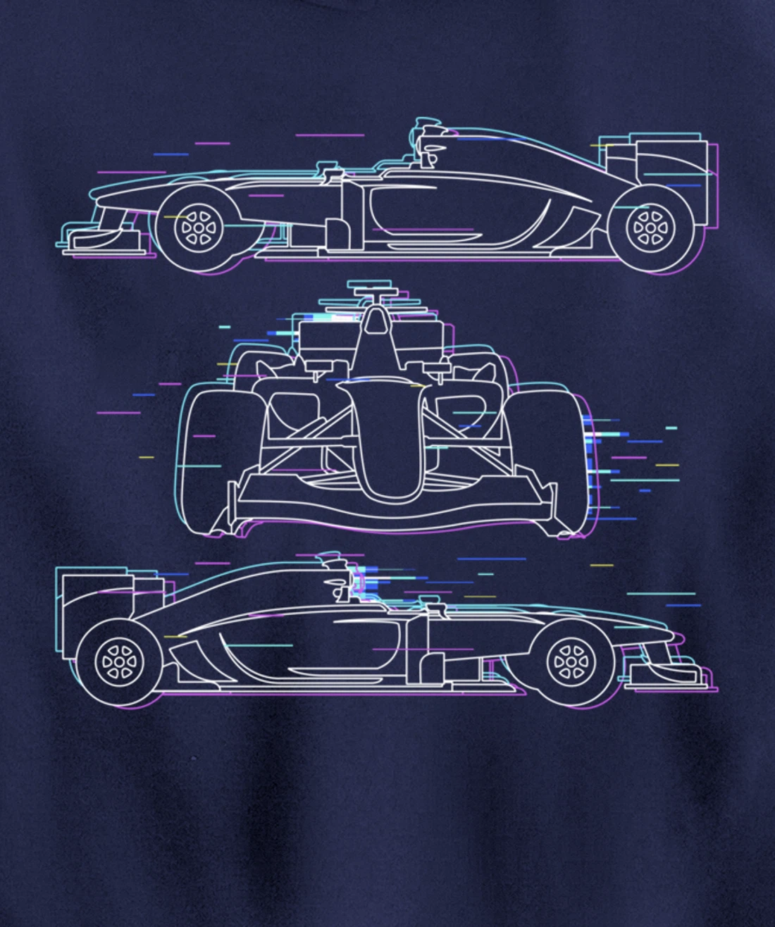 Formula Racing Fan design, Great Gift for Speed Freaks Pullover Hoodie