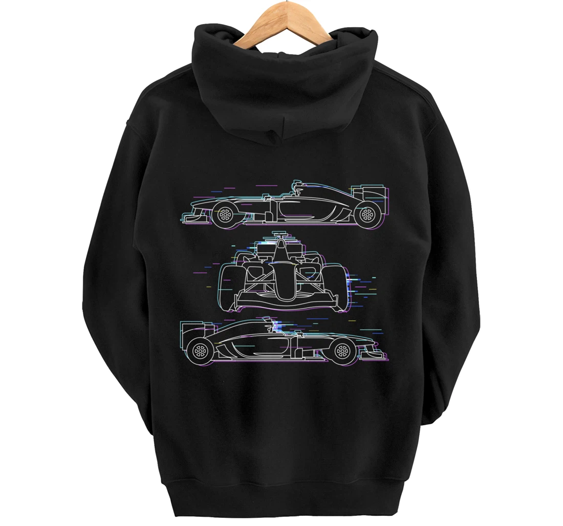 Formula Racing Fan design, Great Gift for Speed Freaks Pullover Hoodie