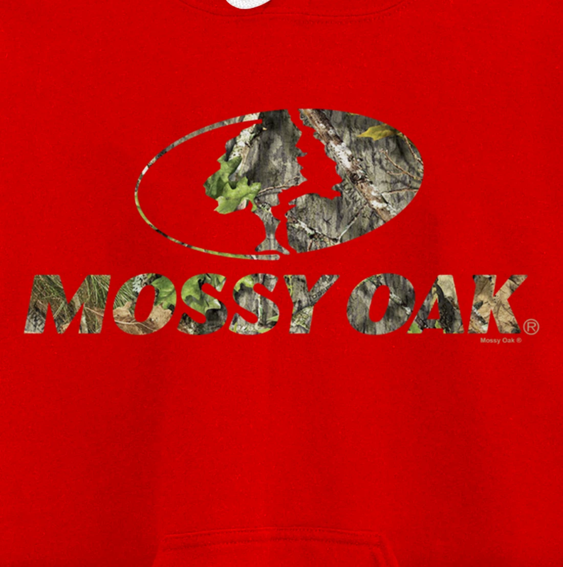 Mossy Oak Nature Camouflage Classic Outdoors Logo Pullover Hoodie