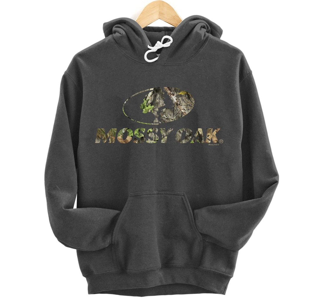 Mossy Oak Nature Camouflage Classic Outdoors Logo Pullover Hoodie
