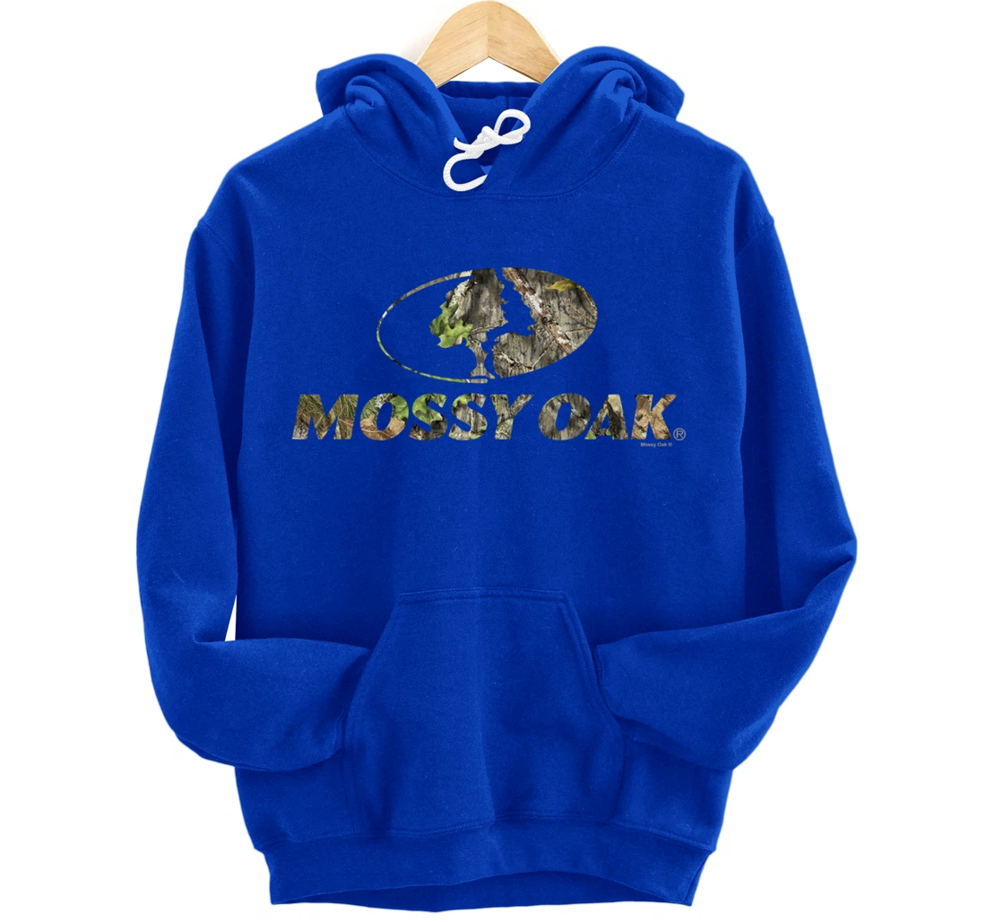 Mossy Oak Nature Camouflage Classic Outdoors Logo Pullover Hoodie