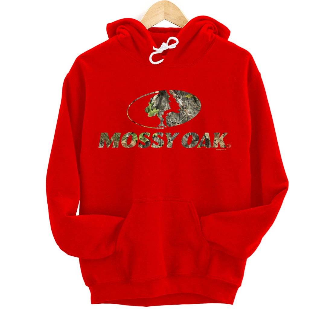Mossy Oak Nature Camouflage Classic Outdoors Logo Pullover Hoodie