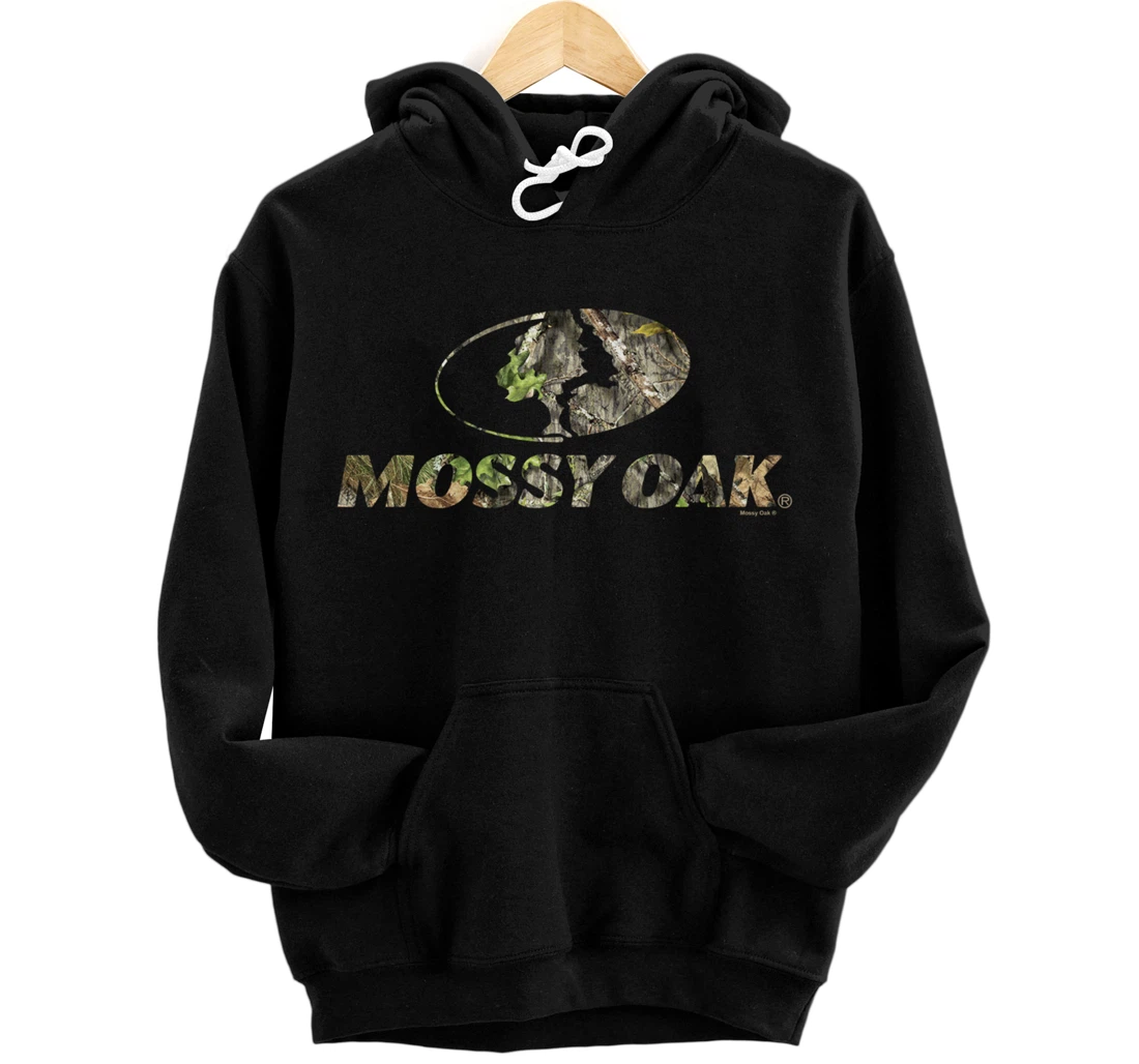 Mossy Oak Nature Camouflage Classic Outdoors Logo Pullover Hoodie