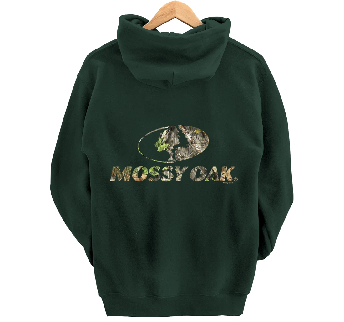 Mossy Oak Nature Camouflage Classic Outdoors Logo Pullover Hoodie