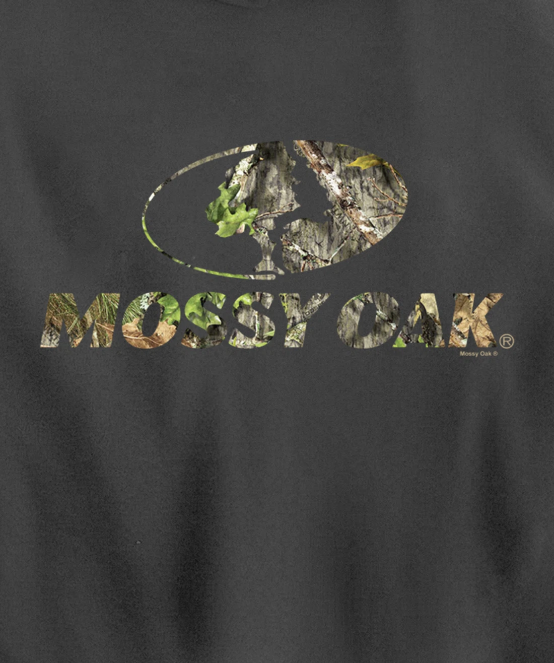 Mossy Oak Nature Camouflage Classic Outdoors Logo Pullover Hoodie